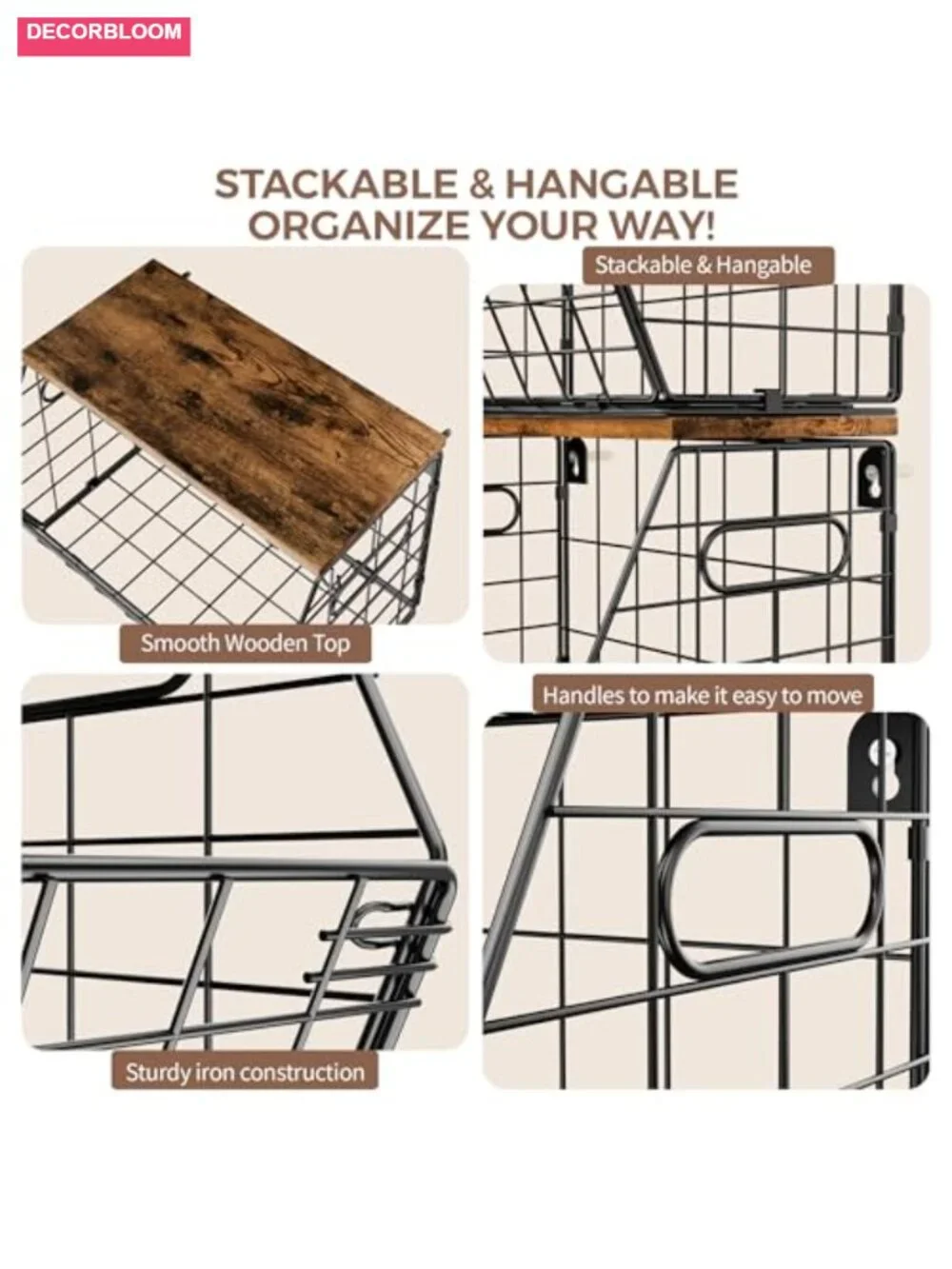 N/A stackable metal